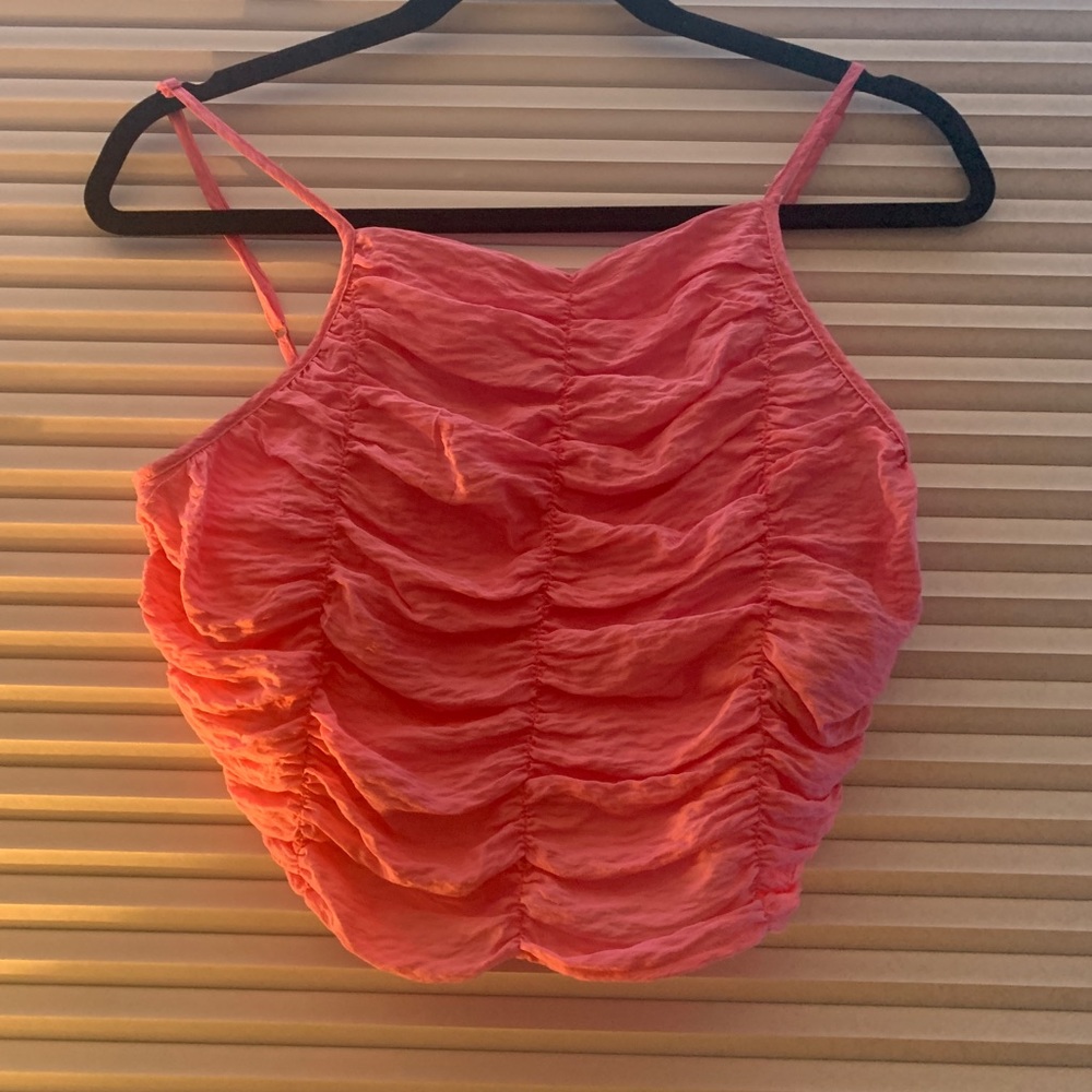 Zara light pink adjustable strap top